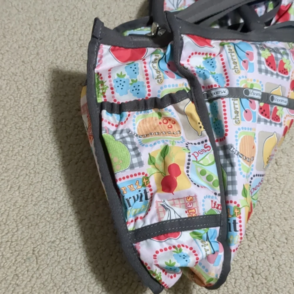 Worn Lesportsac diaper bag